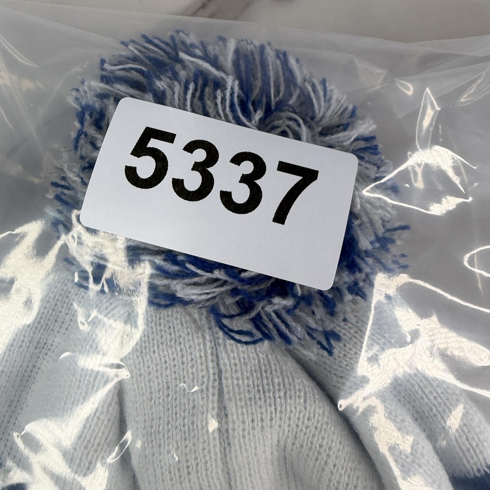 Indianapolis Colts Hat Beanie Mens Blue NFL Football Pom Knit Cuffed New Era - Picture 11 of 11